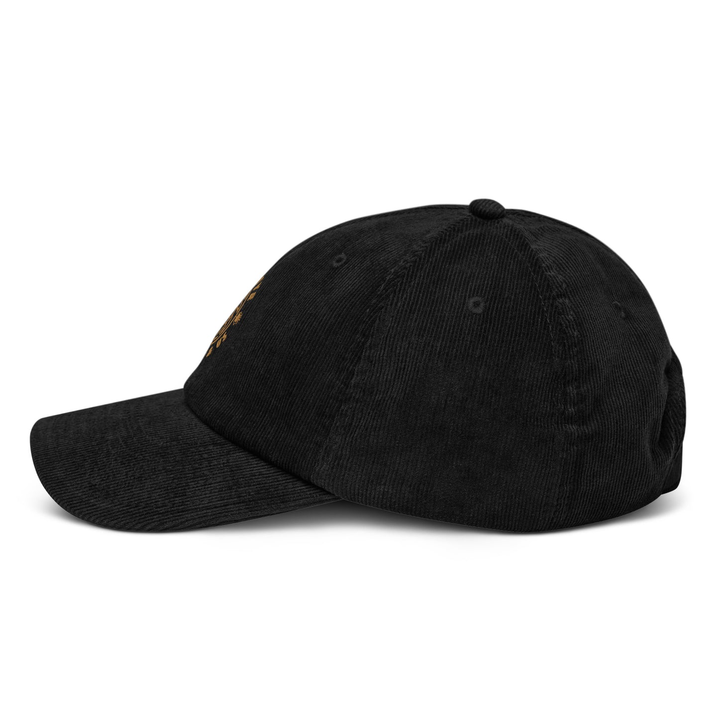 Sea Zephyr corduroy hat - black