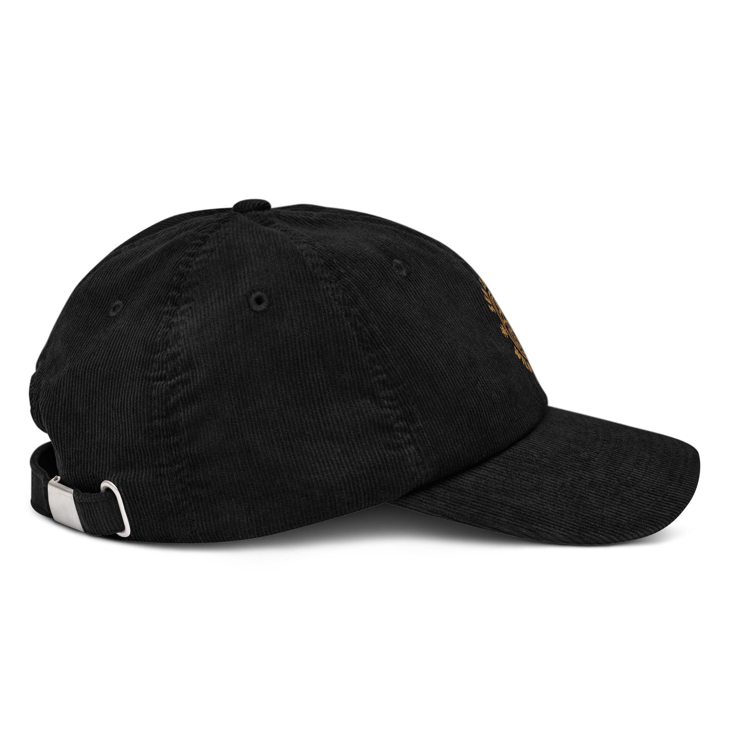Sea Zephyr corduroy hat - black